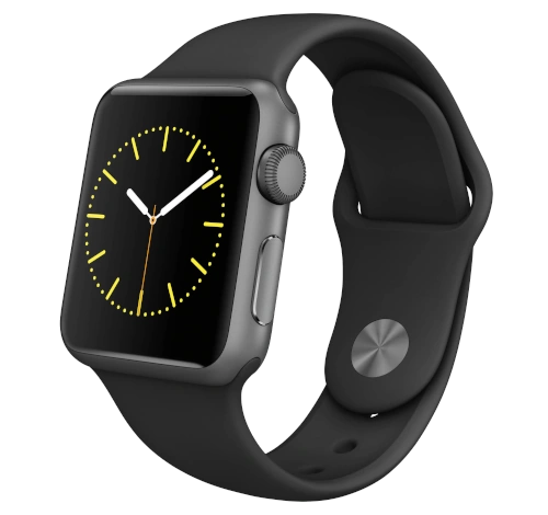 Apple Watch Sport 38mm Space Gray Aluminum Black MJ2X2LL/A watch