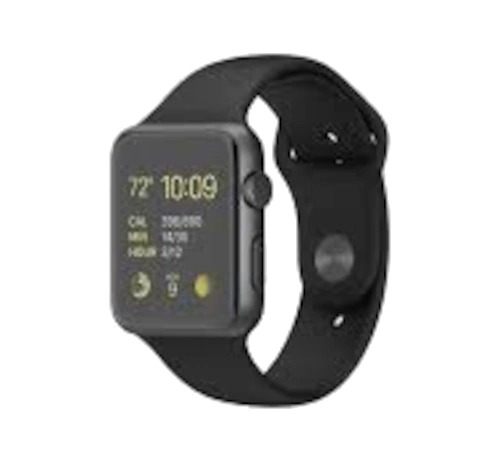 Apple Watch Sport 42mm Space Gray Aluminum Black Sport Band MJ3T2LL/A watch