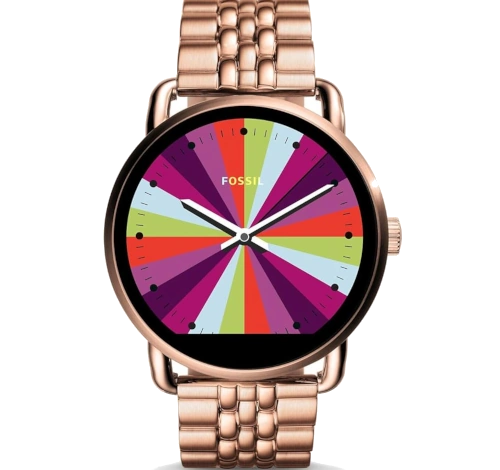 Fossil Q Wander Gen 2 Rose Gold Tone Stainless FTW2112P watch