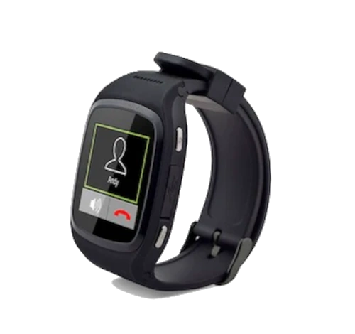 MetaWatch M1 Core Black Leather watch