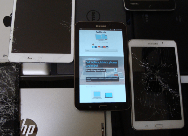 broken tablets to sell online