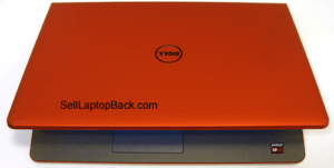 Dell Inspiron 17 5755 RED Laptop from above
