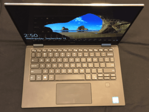 Dell XPS 13 9365 Laptop From Above
