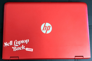 HP 13t s100 Laptop Top Case from Above
