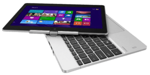 HP EliteBook 810 Revolve Laptop From Above