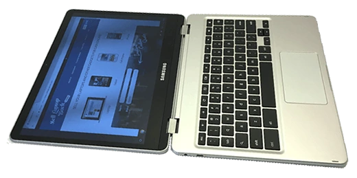 Samsung Chromebook Plus Laptop Flat