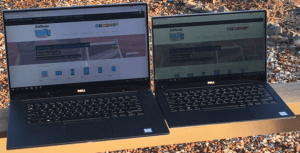 Dell XPS 13 and 15 laptops front