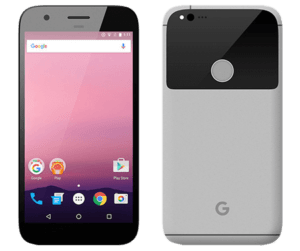 Google Smartphone Pixel Android Front and Back