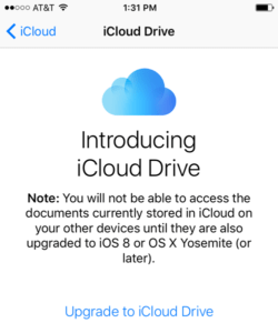 iPhone iCloud storage info