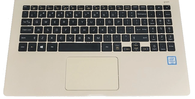 lg gram ultrabook keyboard