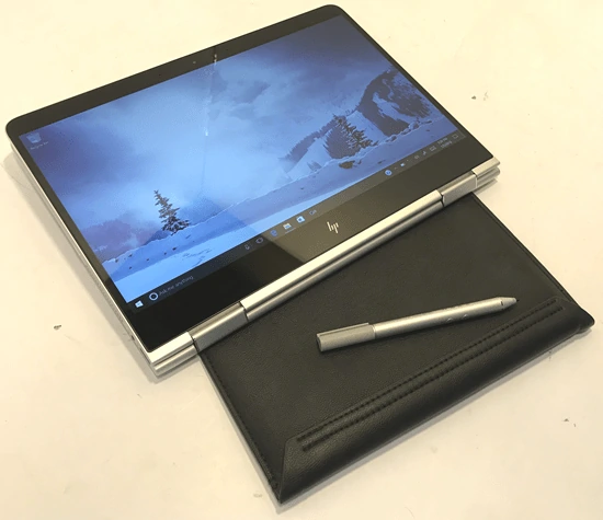 HP Spectre X360 Laptop with Leather case